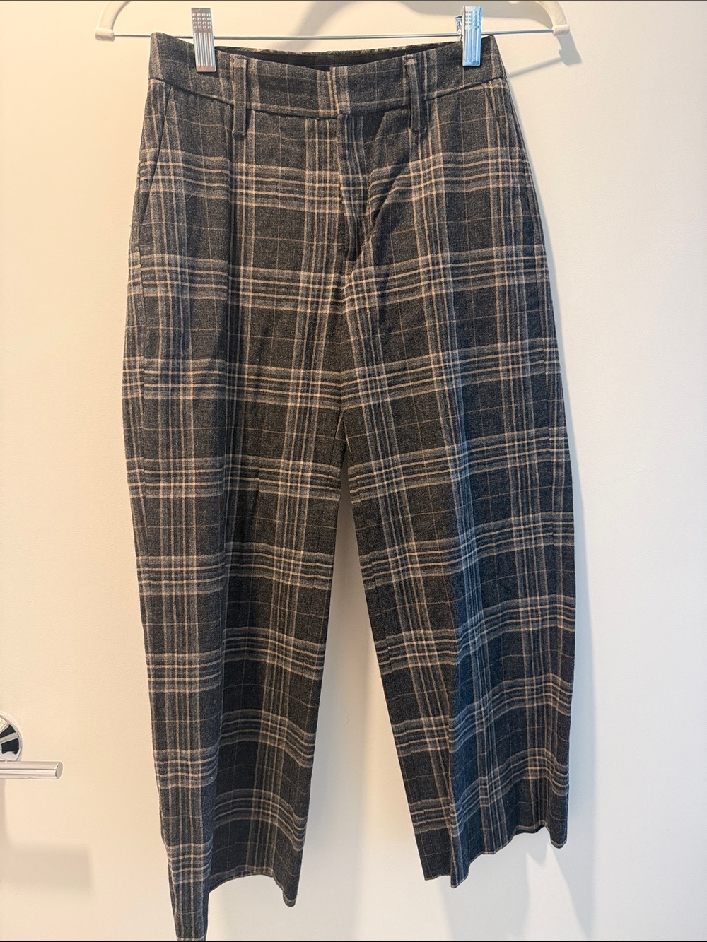 Banana Republic Cropped Plaid Pants